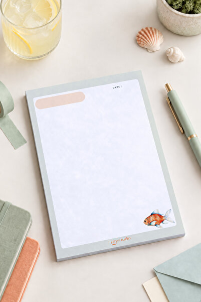 Balık Temalı A5-Notepad-Not Defteri-Bloknot
