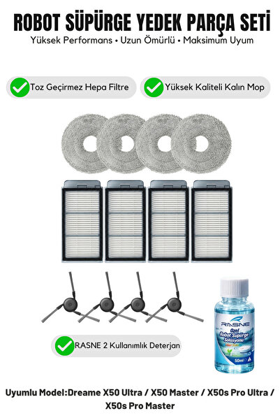 Asgard Grup Συμβατό με Dreame X50 Ultra/X50 Master/X50s Pro Ultra/X50s Pro Ma...