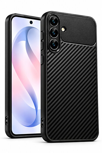 Kipcase Samsung Galaxy A17 Uyumlu Kılıf Kamera Korumalı Karbon Desenli Darbe ...