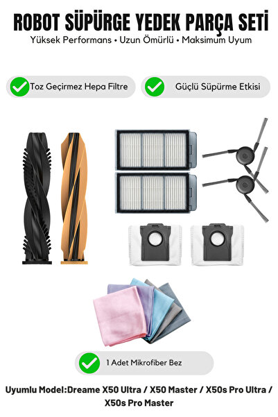 Asgard Grup Compatibil cu Dreame X50 Ultra/X50 Master/X50s Pro Ultra/X50s Pro...
