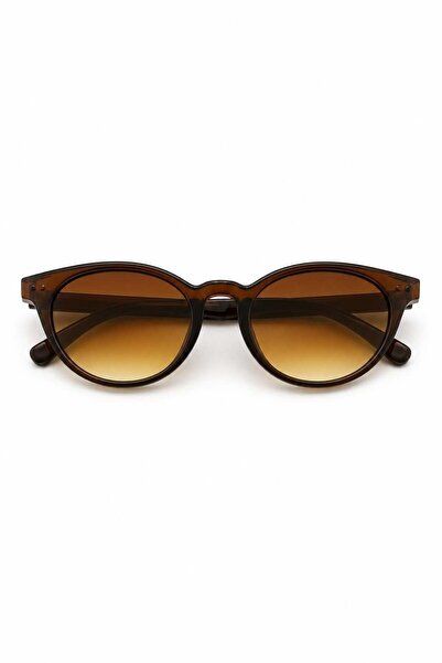 Juuuj Brown Soft Bone Frame Retro Form Protective Sunglasses Suitable for Dai...