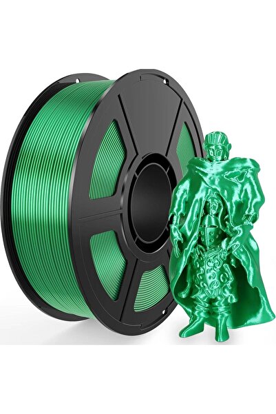 Choice1 Silk Green 3D Filament 1.75, Shiny Silk PLA Filament with Smooth Silk...
