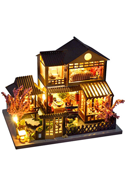 Choice1 TC14 Diy Mini Wooden Dollhouse Furniture Light Kit Doll House Casa Mi...