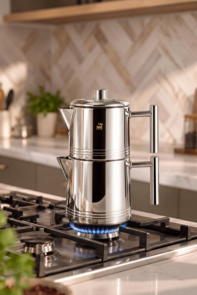 Karaca Powersteel 316+ Imperium Midi Çaydanlık Takımı 1,1L & 1,6L