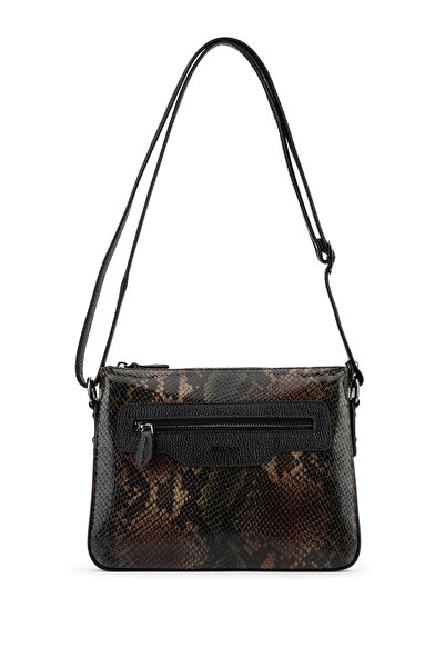 Tamer Tanca Women's Leather Shoulder Bag 898 3014 Bn Bag Sk 22/23