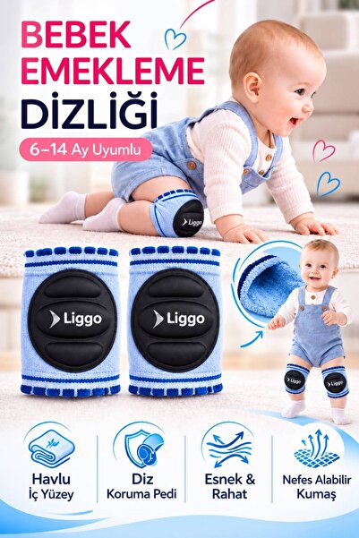 Liggo 6-14 Ay Bebek Emekleme Dizliği Bebek Dizliği Çocuk Dizliği Bebek Koruyu...