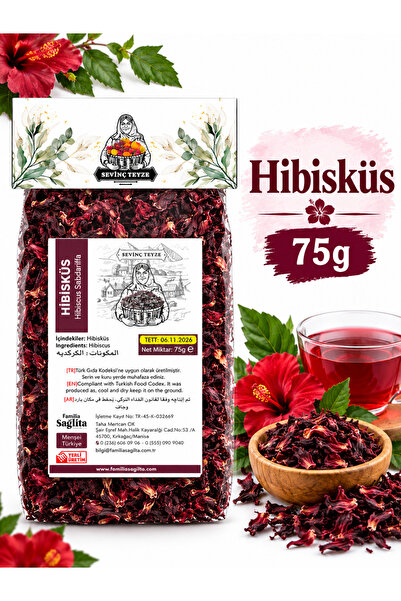 Organik Teyze Sevinç Teyze Hibiscus 75g