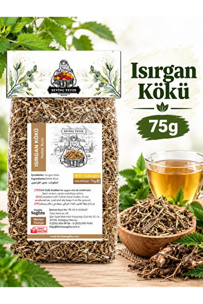 Organik Teyze Sevinç Teyze Nettle Root 75g