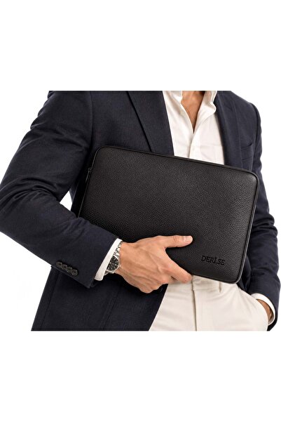 deri,se club Unisex Siyah Renk Küçük 12,9 & 13,1 Inç Tablet, Ipad Kılıfı, Mac...