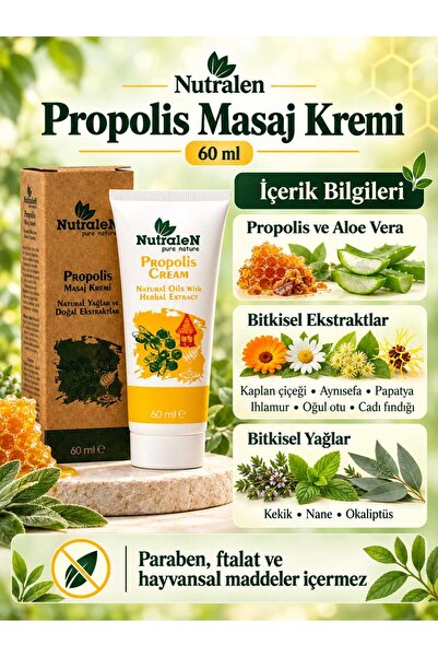 Nutralen كريم تدليك البروبوليس - 60 مل8694480242177