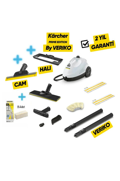 Karcher SC 2 Easyfix Prime Buharlı Temizlik Makinesi by VERIKO Edition, Cam, ...