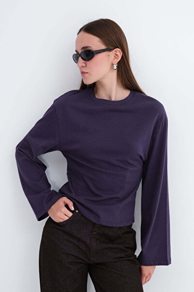 Addax Uzun Kollu T-shirt B07035