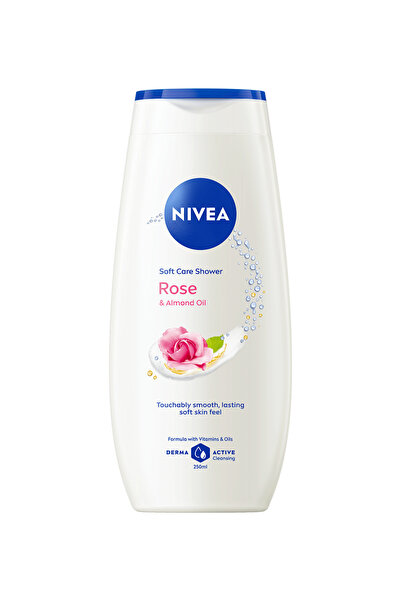 NIVEA Gel de duș Care & Roses cu ulei de migdale și parfum de trandafir, 250 ml