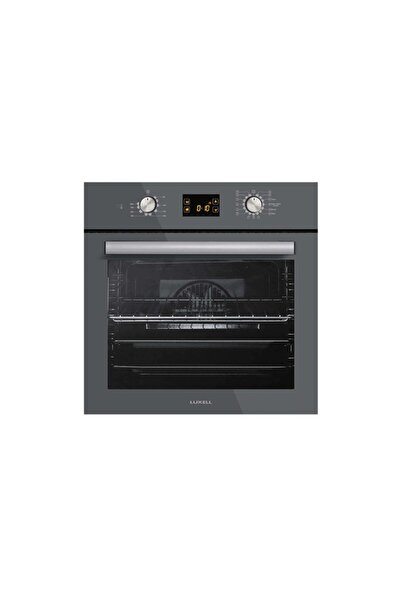 Luxell Ankastre Fırın Gri Cam Opall 15+1 Fonksiyon Dijital – B66-SGF3