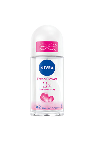 NIVEA Antiperspirant Roll-On cu flori proaspete 48h, 50 ml