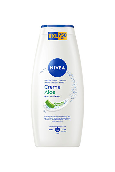 NIVEA Gel de duș cremă cu Aloe, cu extract de Aloe Vera, 750 ml