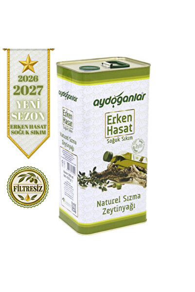 Aydoğanlar Erken Hasat Soğuk Sıkım Zeytinyağı 5 Lt