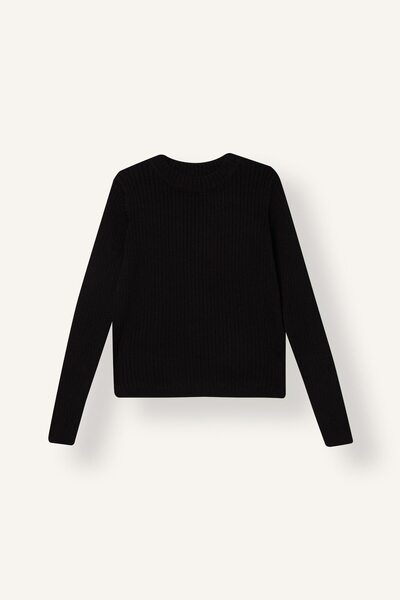 DeFacto Fitted Crew Neck Knitwear Basic Sweater for Girls E9849A825Au