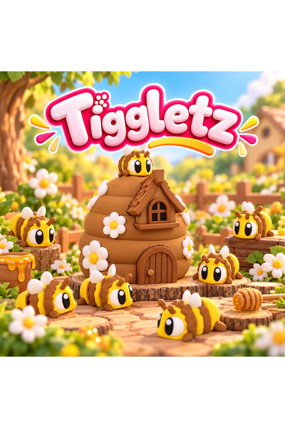 MİNİKOM TOYS Tiggletz Mini Dostlar – Arı Ailesi Seti