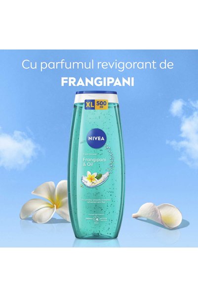 NIVEA Gel de duș cu flori și uleiuri hawaiiene, cu parfum floral exotic, 500 ml
