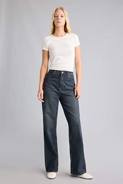 DeFacto 26Y801001064 Blue Women's Jean Pants H0132Ax/Nm28