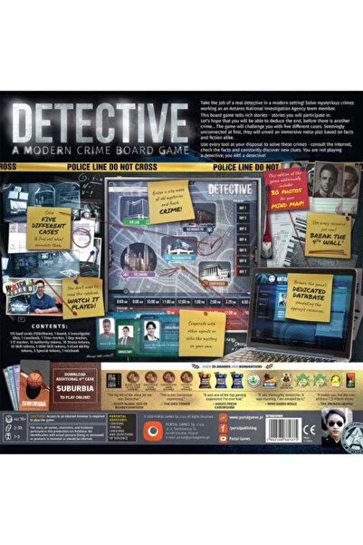 Portal Games Detective A Modern Crime Board Game – joc de societate