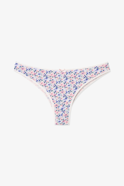 Penti Lilac Princess Floral 3-Piece Brazilian Panties