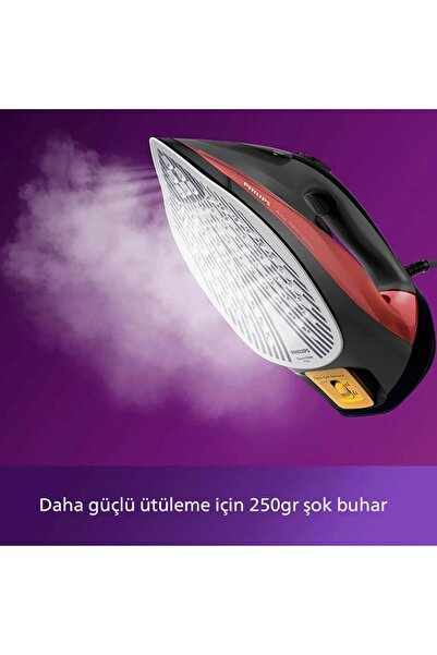 Philips 7000 Serisi Buharlı Ütü, 2800W, 250g Turbo Şok Buhar, SteamGlide Plus Taban, DST7022/40