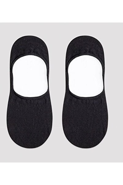 Penti Siyah Erkek Çocuk Helios Görünmez Çorap 2Li Paket