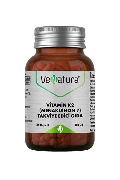VeNatura Vitamin K2 (Menakuinon 7) 100mcg 60 Kapsül