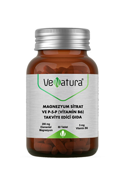 VeNatura Magnezyum Sitrat P-5-P Vitamin B6 Tablet 60