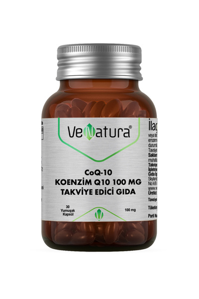 VeNatura CoQ-10 Koenzim Q10 100mg 30 Kapsül