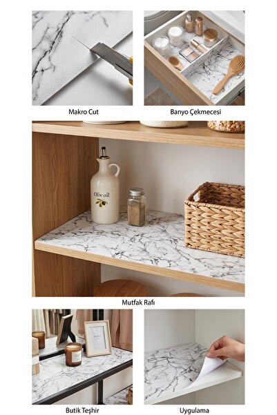 yek home tekstil evinizin her yerinde Πολυτελές αντιολισθητικό κάλυμμα ραφιού...