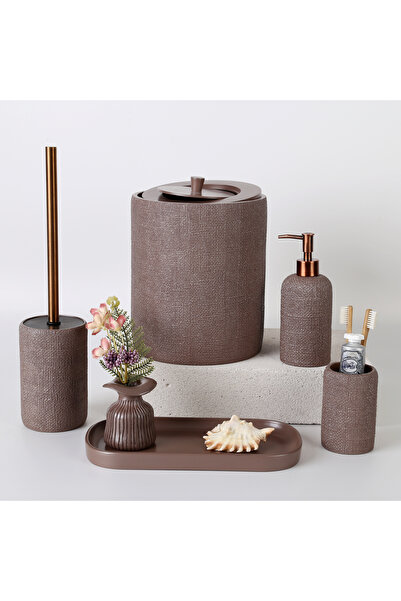 Selim Natural Bathroom Set Taupe