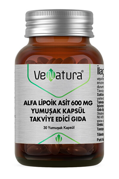 VeNatura Alfa Lipoik Asit 600 MG 30 Kapsül