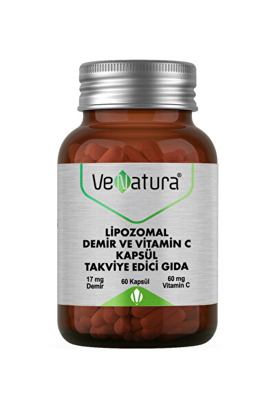 VeNatura Lipozomal Demir ve Vitamin C 60 Kapsül