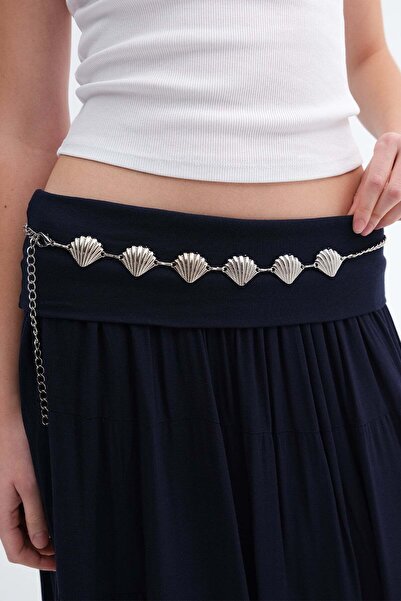 Addax Sea Shell Chain Belt Zncr106