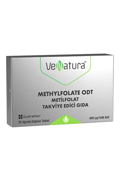 VeNatura Metilfolat ODT 400mcg 30 Tablet (Ağızda Dağılabilen Tablet)