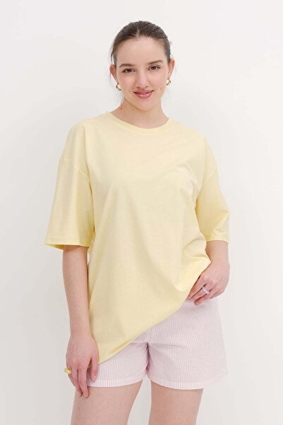 Addax Crew Neck Basic T-shirt P10111-D7
