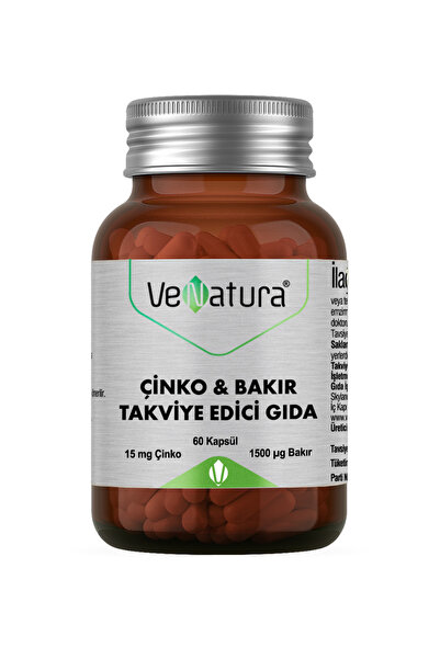 VeNatura Çinko & Bakır 60 Kapsül