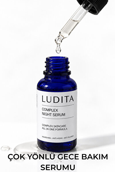 LUDITA Complex Night Serum – Gece Bakım Serumu, Anti-Aging & Nemlendirici