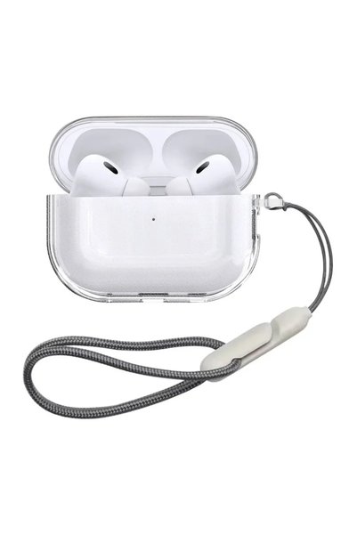 Choice3 For Airpods Pro 3 Transparent Clear Soft TPU Earphone Case with Lanya...