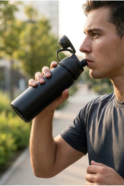 Bernardo Viva Thermos Flask Black 600ml