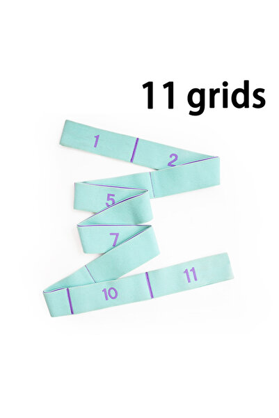 Choice 11 grids-Blue Multi Stage Yoga Stretch Band Latin Dance Stretch Band C...