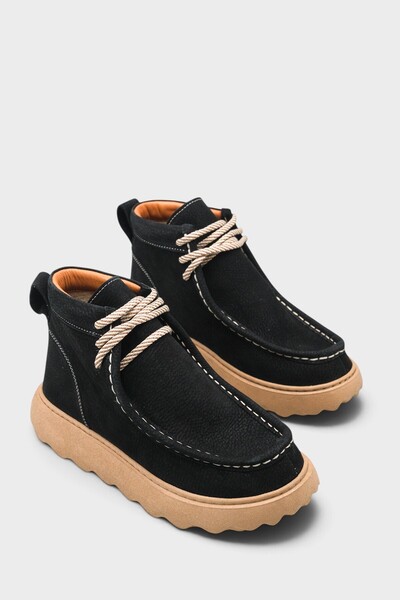 Capone Outfitters Edita Genuine Nubuck Leather Comfort Women's Boots