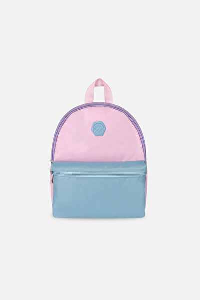 ICONE BAG Three Pastel Colored Children's Backpacks, Pink Lilac Blue Girls' B...
