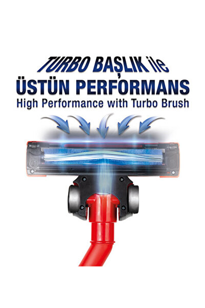 Fantom Pratik 1200 Pratik S Uyumlu Turbo Başlık Kırmızı