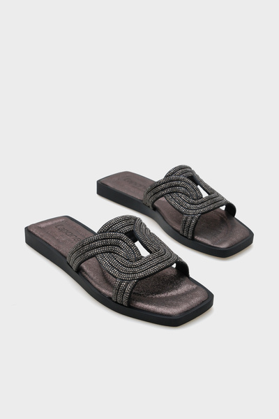 Capone Outfitters Lana Taşlı Terlik