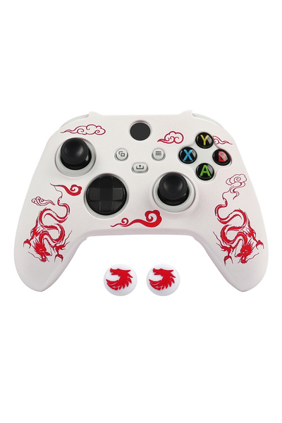 Choice غطاء سيليكون ناعم منقوش بالليزر A0559-1 لحافظة وحدة تحكم Xbox Series X...