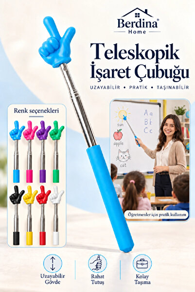 Berdina Home Portatif Uzayabilir Parmak Şeklinde Sevimli Öğretmen İşaret Taht...